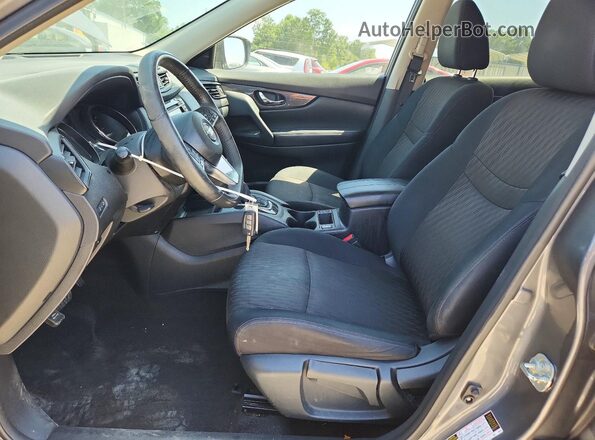 5N1AT2MT8JC828417 2018 NISSAN ROGUE Gray წინა სალონის ხედი