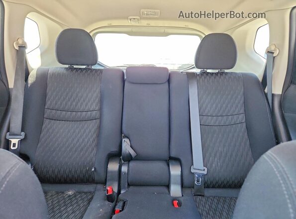 5N1AT2MT8JC828417 2018 NISSAN ROGUE Gray უკანა სავარძლების ხედი