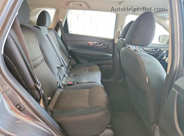 5N1AT2MTXJC758239 2018 NISSAN ROGUE Gray Հետևի նստատեղերի տեսք