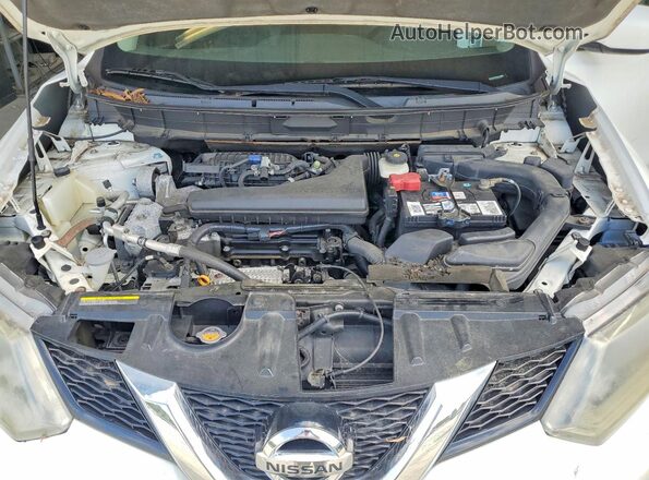 5N1AT2MV0GC916713 2016 NISSAN ROGUE White ძრავის განყოფილების ხედი