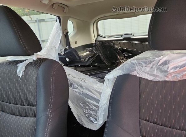 5N1AT2MV0HC746600 2017 NISSAN ROGUE Gray უკანა სავარძლების ხედი