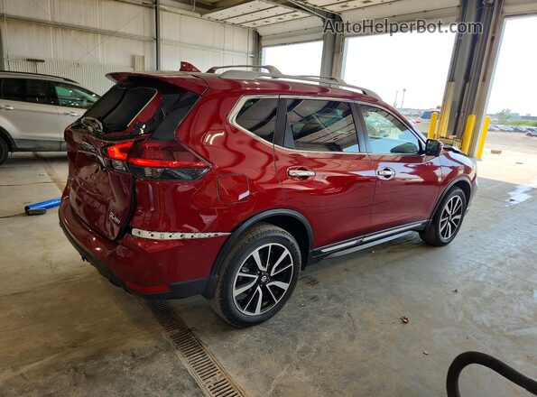 5N1AT2MV0LC747531 2020 NISSAN ROGUE Red Задня права чверть