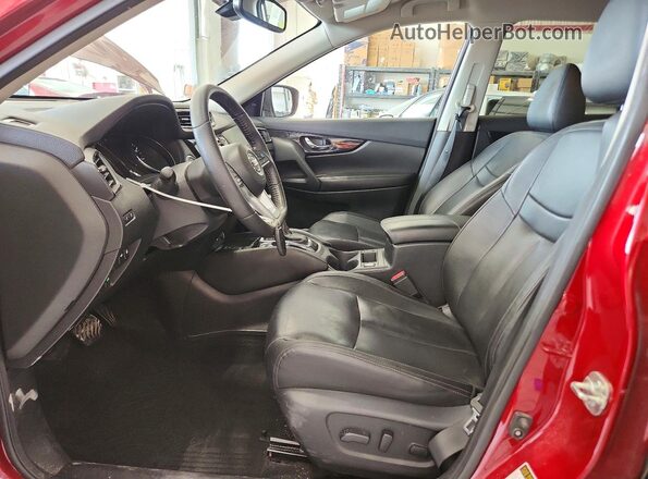 5N1AT2MV0LC747531 2020 NISSAN ROGUE Red Вид салону спереду