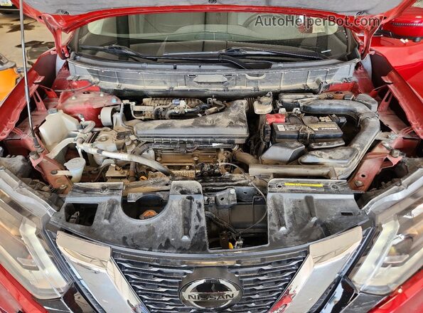 5N1AT2MV0LC747531 2020 NISSAN ROGUE Red Вид підкапотного простору