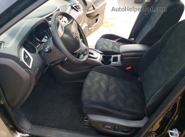 5N1AT2MV1GC923296 2016 NISSAN ROGUE Черный Вид салона спереди