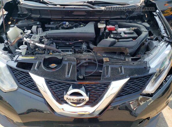 5N1AT2MV1GC923296 2016 NISSAN ROGUE Черный Вид задней части салона
