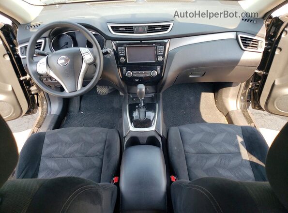 5N1AT2MV1GC923296 2016 NISSAN ROGUE Черный Вид панели приборов