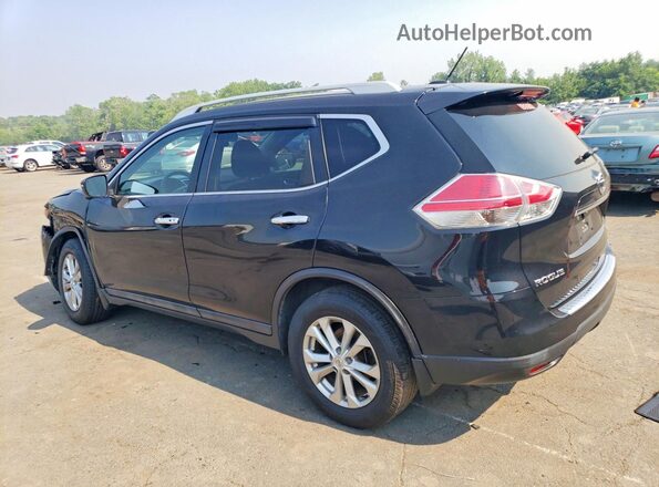 5N1AT2MV1GC923296 2016 NISSAN ROGUE Черный Задняя левая четверть