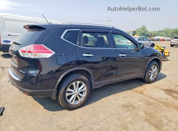 5N1AT2MV1GC923296 2016 NISSAN ROGUE Черный Задняя правая четверть