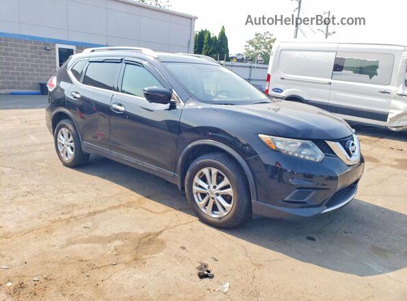 5N1AT2MV1GC923296 2016 NISSAN ROGUE Черный Передняя правая четверть
