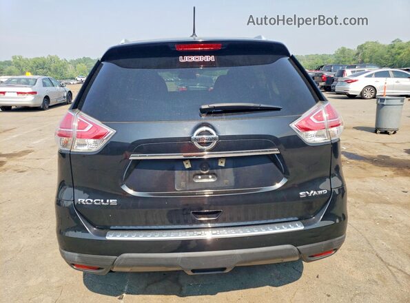5N1AT2MV1GC923296 2016 NISSAN ROGUE Черный Вид сзади