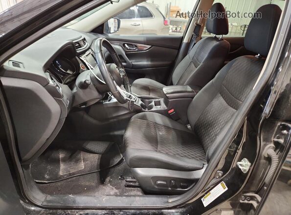 5N1AT2MV1KC843358 2019 NISSAN ROGUE Black Front interior view