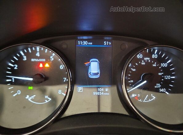 5N1AT2MV1KC843358 2019 NISSAN ROGUE Black Instrument cluster view