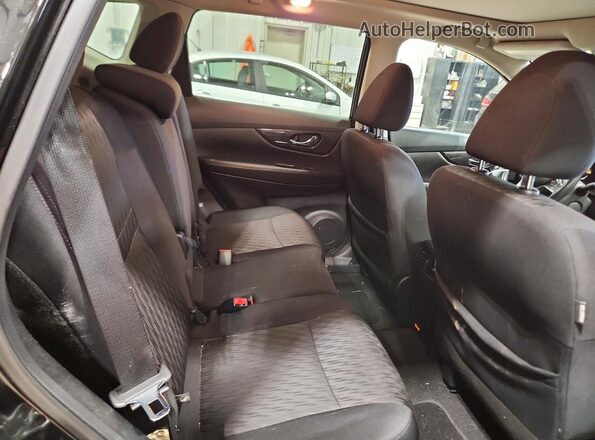 5N1AT2MV1KC843358 2019 NISSAN ROGUE Black Rear interior view