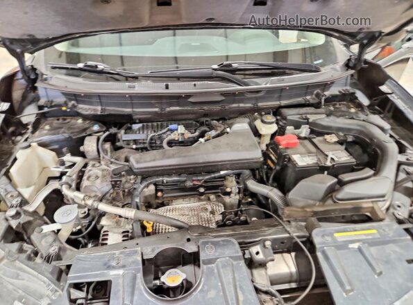 5N1AT2MV1KC843358 2019 NISSAN ROGUE Black Engine compartment view