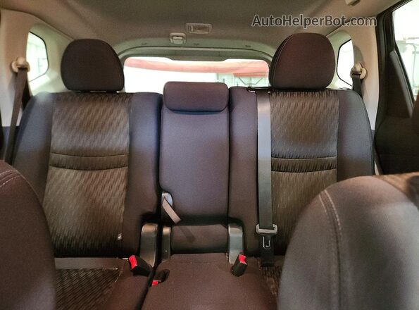 5N1AT2MV1KC843358 2019 NISSAN ROGUE Black Rear seats view