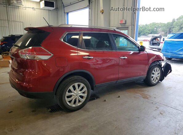 5N1AT2MV2GC803121 2016 NISSAN ROGUE Red უკანა მარჯვენა