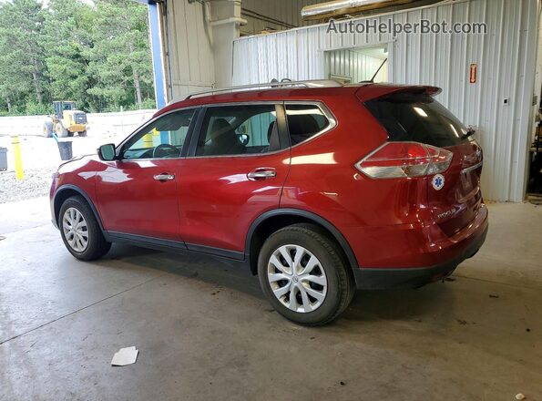 5N1AT2MV2GC803121 2016 NISSAN ROGUE Red უკანა მარცხენა