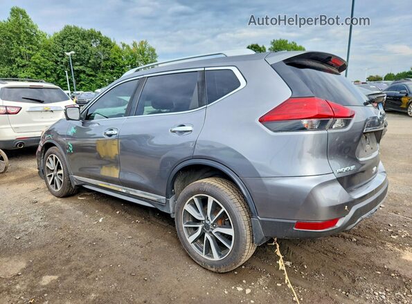 5N1AT2MV2HC794535 2017 NISSAN ROGUE Серый Задняя левая четверть
