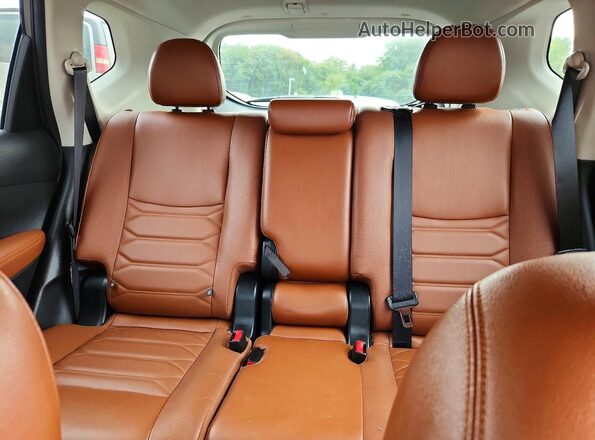 5N1AT2MV2HC794535 2017 NISSAN ROGUE Серый Вид задних сидений