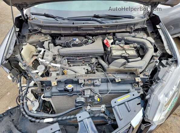 5N1AT2MV2HC794535 2017 NISSAN ROGUE Серый Вид подкапотного пространства