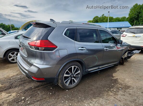 5N1AT2MV2HC794535 2017 NISSAN ROGUE Серый Задняя правая четверть