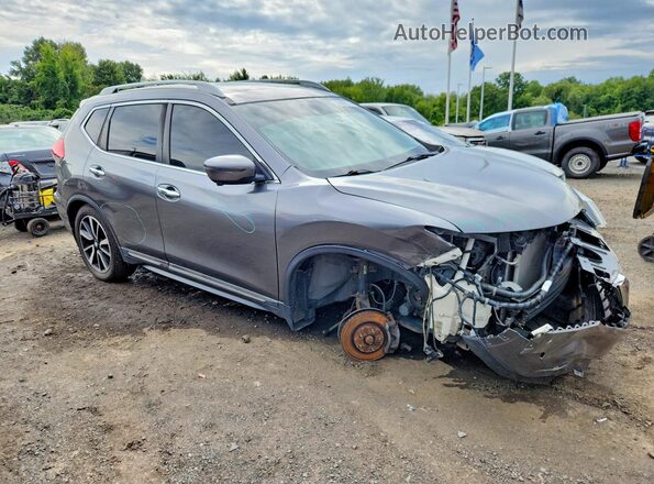 5N1AT2MV2HC794535 2017 NISSAN ROGUE Серый Передняя правая четверть