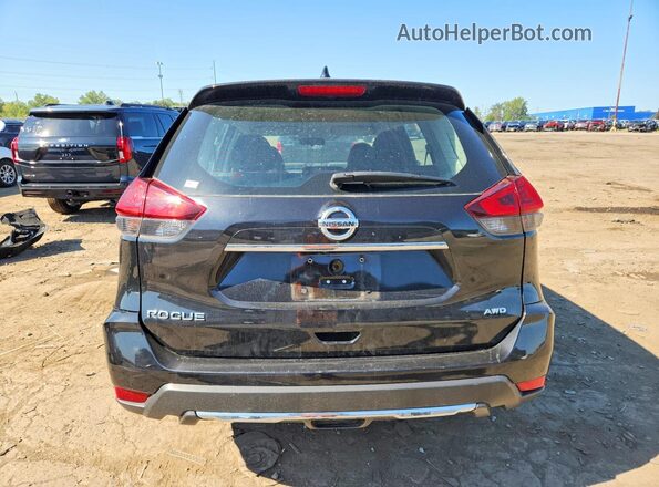 5N1AT2MV2HC813438 2017 NISSAN ROGUE Black Rear view