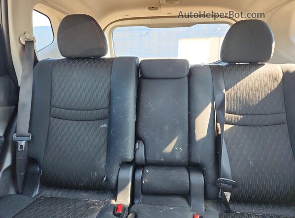 5N1AT2MV2HC813438 2017 NISSAN ROGUE Black Rear seats view