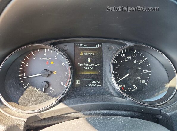 5N1AT2MV2HC813438 2017 NISSAN ROGUE Black Instrument cluster view