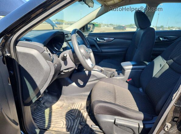 5N1AT2MV2HC813438 2017 NISSAN ROGUE Black Front interior view