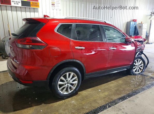 5N1AT2MV2KC702833 2019 NISSAN ROGUE Красный Задняя правая четверть