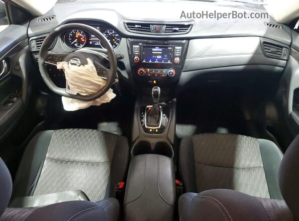 5N1AT2MV2KC702833 2019 NISSAN ROGUE Красный Вид панели приборов