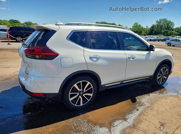 5N1AT2MV2KC815679 2019 NISSAN ROGUE White Trasero derecho