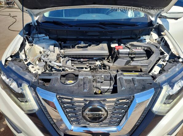 5N1AT2MV2KC815679 2019 NISSAN ROGUE White Vista del compartimento del motor