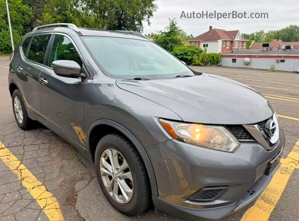5N1AT2MV3GC898885 2016 NISSAN ROGUE Gray Front right