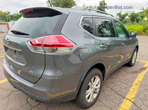 5N1AT2MV3GC898885 2016 NISSAN ROGUE Gray Rear right