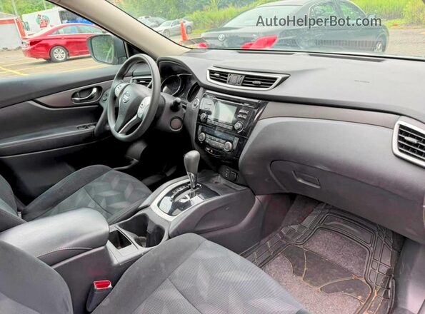 5N1AT2MV3GC898885 2016 NISSAN ROGUE Gray Rear view