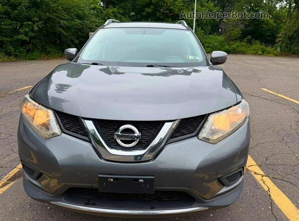 5N1AT2MV3GC898885 2016 NISSAN ROGUE Gray Front view