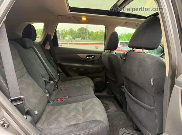 5N1AT2MV3GC898885 2016 NISSAN ROGUE Gray Engine compartment view