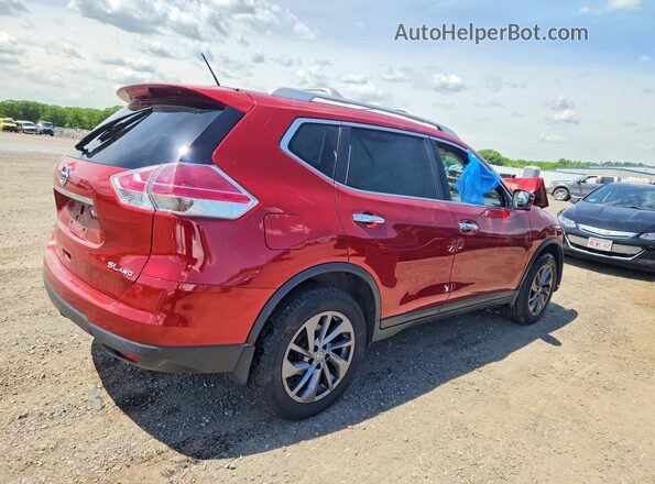 5N1AT2MV4GC795474 2016 NISSAN ROGUE Red Tył prawy
