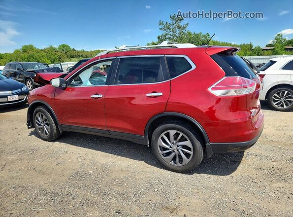 5N1AT2MV4GC795474 2016 NISSAN ROGUE Red Tył lewy