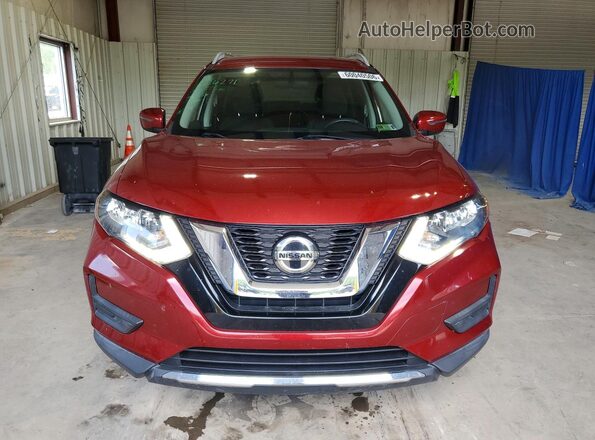 5N1AT2MV4JC805296 2018 NISSAN ROGUE Maroon Widok z przodu