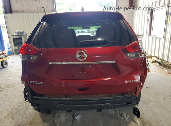 5N1AT2MV4JC805296 2018 NISSAN ROGUE Maroon Widok z tyłu