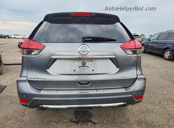 5N1AT2MV4KC802674 2019 NISSAN ROGUE Gray უკანა ხედი