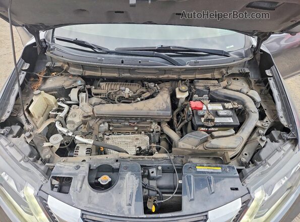 5N1AT2MV4KC802674 2019 NISSAN ROGUE Gray უკანა სალონის ხედი