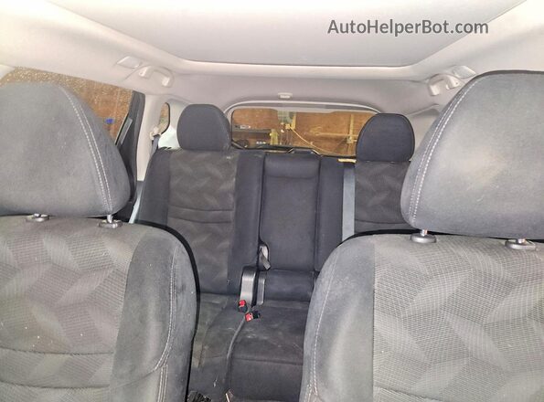5N1AT2MV5GC796925 2016 NISSAN ROGUE Gray უკანა სავარძლების ხედი