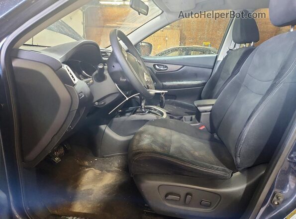 5N1AT2MV5GC796925 2016 NISSAN ROGUE Gray წინა სალონის ხედი