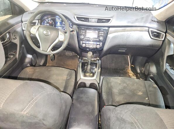 5N1AT2MV5GC796925 2016 NISSAN ROGUE Gray წინა პანელის ხედი