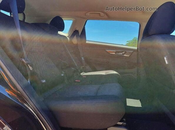 5N1AT2MV5HC848846 2017 NISSAN ROGUE Black Вид задніх сидінь